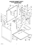 Diagram for 07 - Washer Cabinet Parts