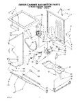 Diagram for 03 - Dryer Cabinet And Motor