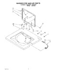 Diagram for 06 - Washer Top And Lid