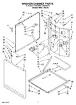 Diagram for 07 - Washer Cabinet Parts