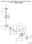 Diagram for 08 - Brake, Clutch, Gearcase, Motor And Pump