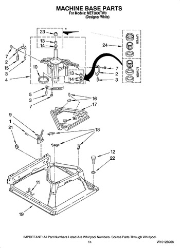 Diagram for MET3800TW0