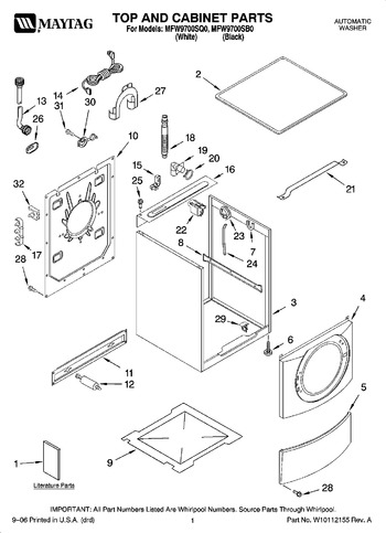 Diagram for MFW9700SB0