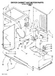 Diagram for 03 - Dryer Cabinet And Motor Parts