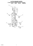 Diagram for 06 - Latch Board Parts