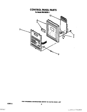 Diagram for MH6700XW1