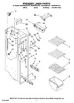 Diagram for 04 - Freezer Liner Parts