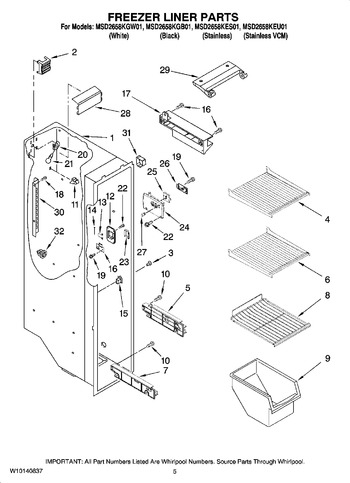 Diagram for MSD2658KES01