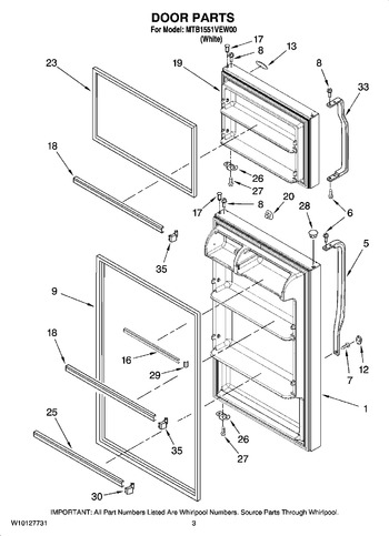 Diagram for MTB1551VEW00