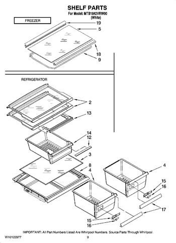 Diagram for MTB1842VRW00