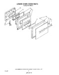 Diagram for 06 - Lower Oven Door