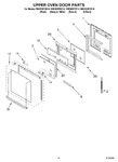 Diagram for 04 - Upper Oven Door Parts