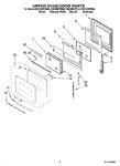 Diagram for 04 - Upper Oven Door Parts