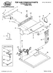 Diagram for 01 - Top And Console Parts