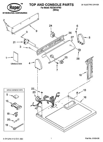 Diagram for REX3614PW0