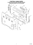 Diagram for 02 - Control Panel Parts