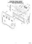 Diagram for 02 - Control Panel Parts