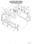 Diagram for 02 - Control Panel Parts