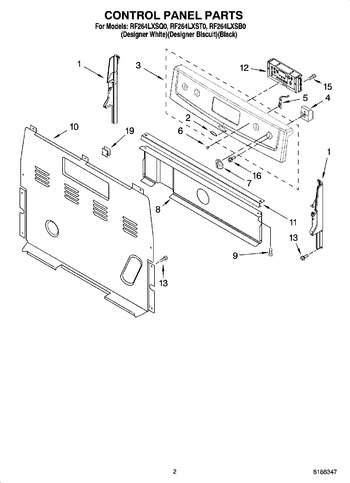 Diagram for RF264LXST0