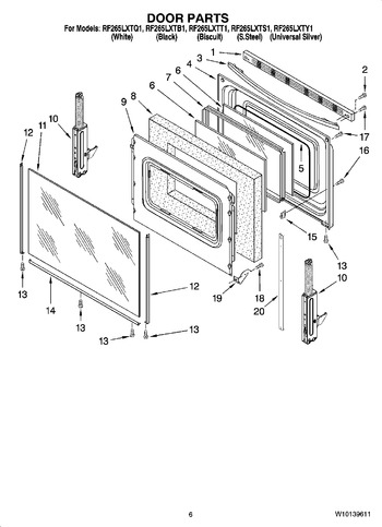 Diagram for RF265LXTY1