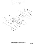 Diagram for 02 - Control Panel Parts