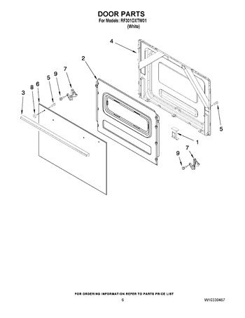 Diagram for RF301OXTW01