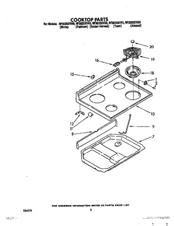 Diagram for RF3020XVF0