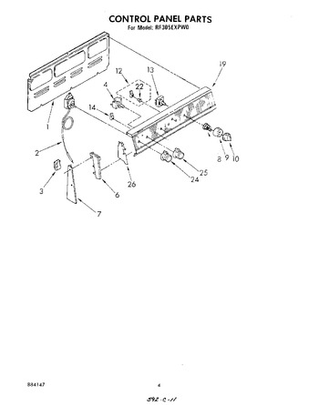 Diagram for RF305EXPW0