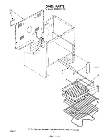 Diagram for RF305EXPW0