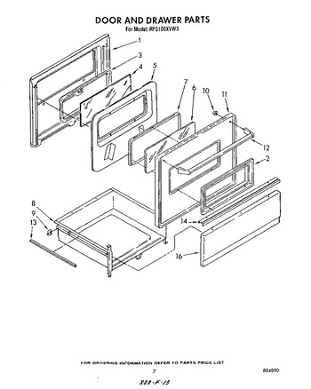 Diagram for RF3100XVW3