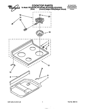 Diagram for RF310PXDN0