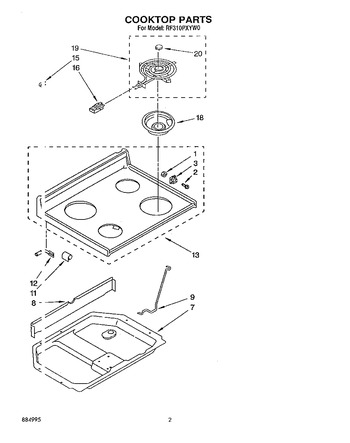 Diagram for RF310PXYW1