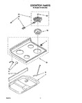 Diagram for 02 - Cooktop, Lit/optional