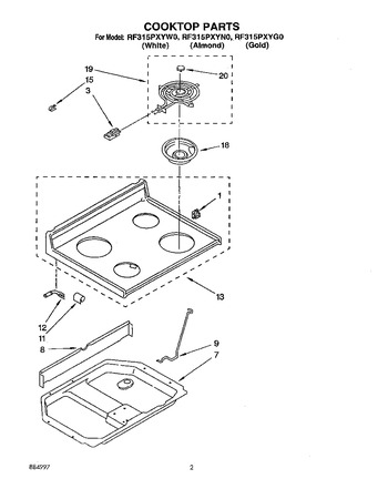 Diagram for RF315PXYG0