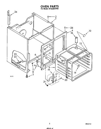 Diagram for RF332BXPW0