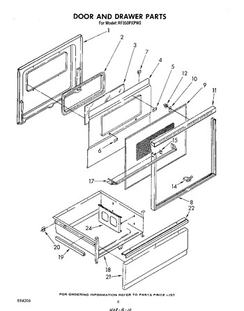 Diagram for RF350PXPW0