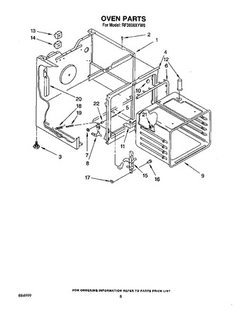 Diagram for RF3600XYW0