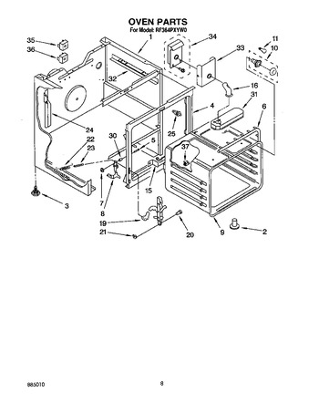 Diagram for RF364PXYN0