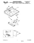 Diagram for 01 - Cooktop, Lit/optional