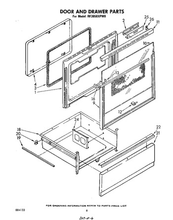 Diagram for RF365BXPW0