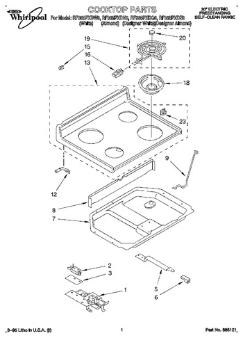 Diagram for RF365PXDN0