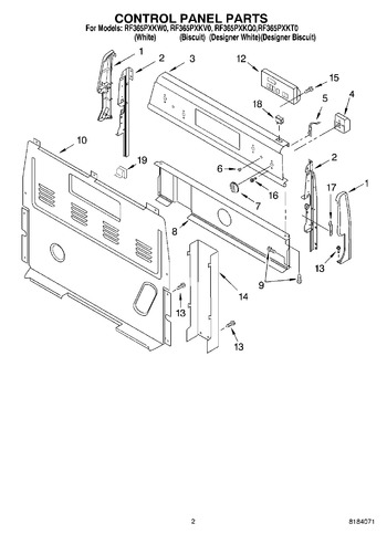 Diagram for RF365PXKQ0