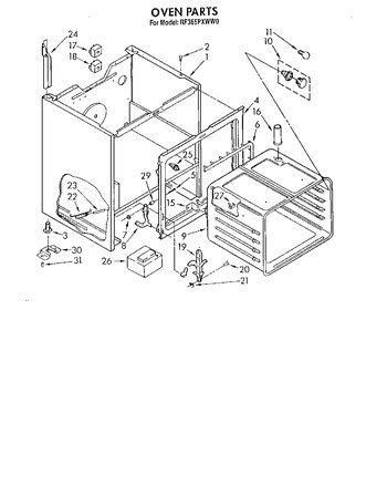 Diagram for RF365PXWW0