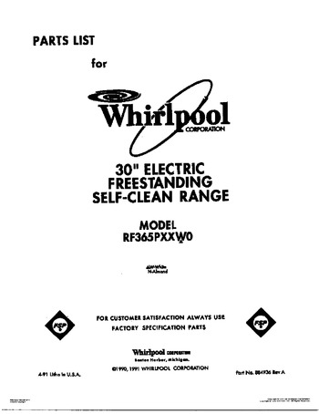 Diagram for RF365PXXW0