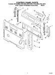 Diagram for 02 - Control Panel Parts