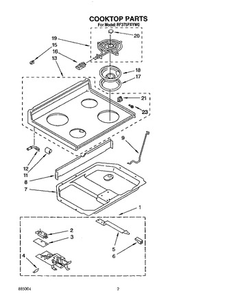 Diagram for RF375PXYN0