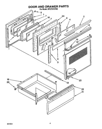 Diagram for RF375PXYW0