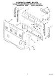 Diagram for 02 - Control Panel Parts