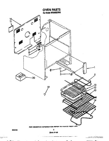 Diagram for RF3850XVW0