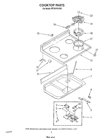 Diagram for RF395PXVW0